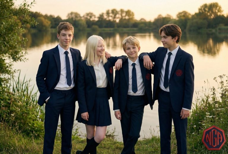 NeoGen Academy - Freunde: Jake Edwards, Sophie White, Felix Finigan, Nathan Shaw